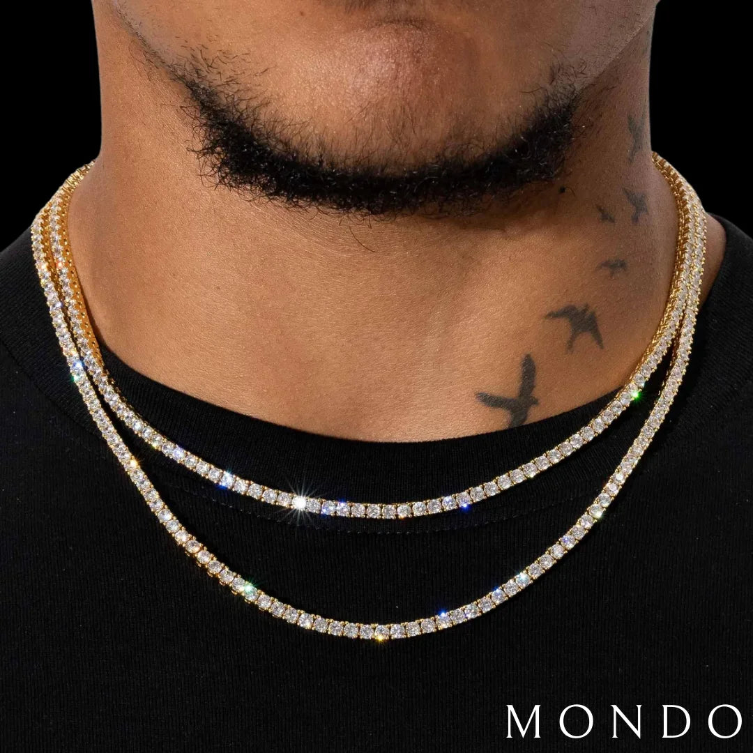 שרשרת טניס - זהב 18 קראט