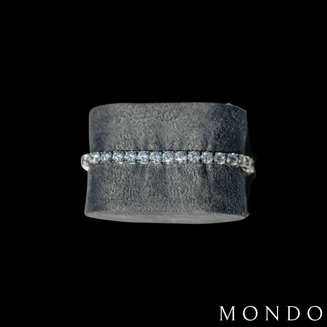 צמיד טניס איטלקי - כסף טהור 925