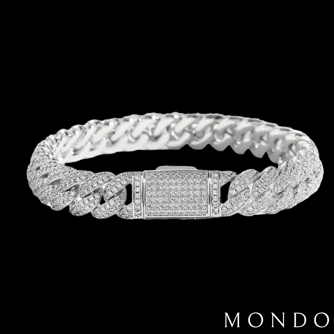 צמיד אייס מיאמי - זהב לבן