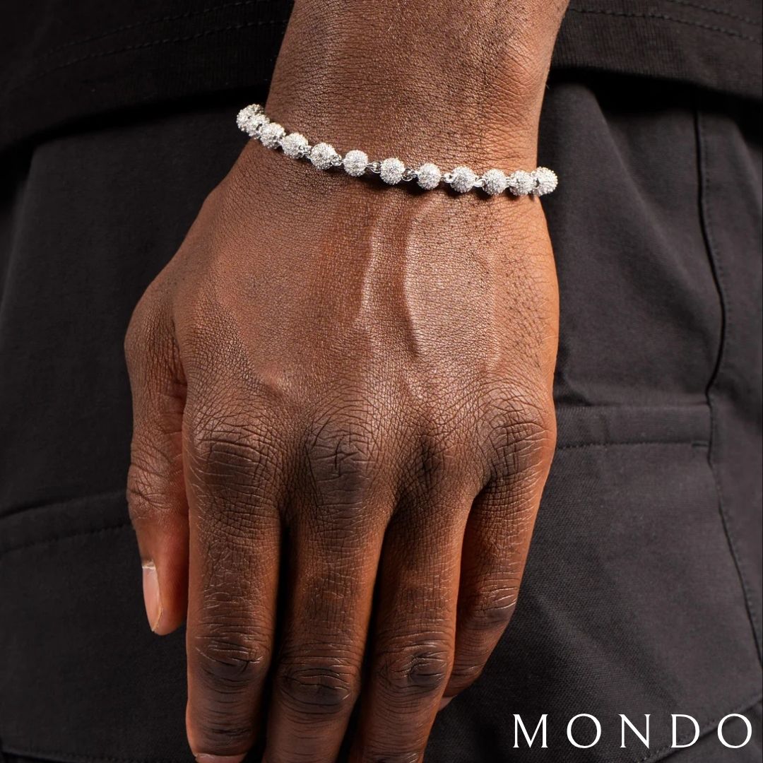 צמיד אייס בוסטון - זהב לבן