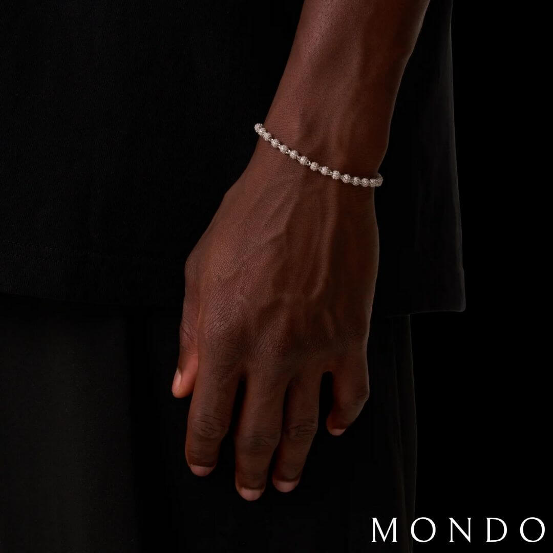 צמיד אייס בוסטון - זהב לבן