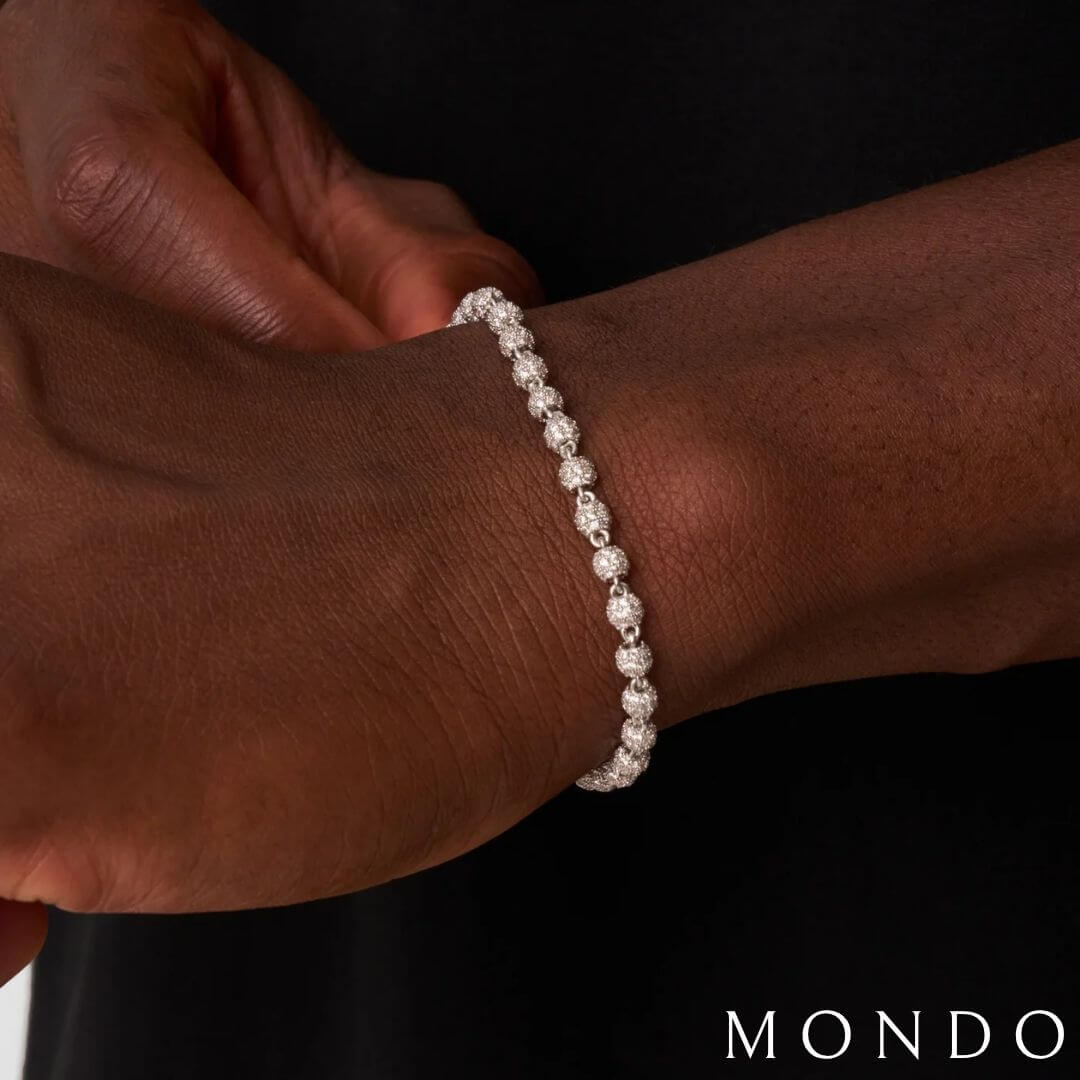 צמיד אייס בוסטון - זהב לבן