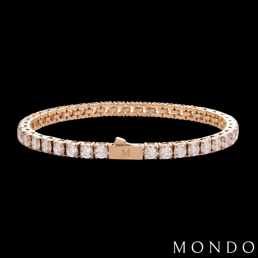 צמיד טניס - זהב 18 קראט