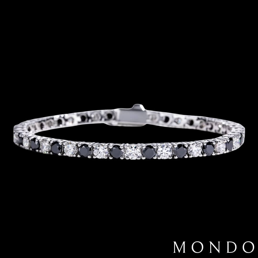 צמיד טניס שחור