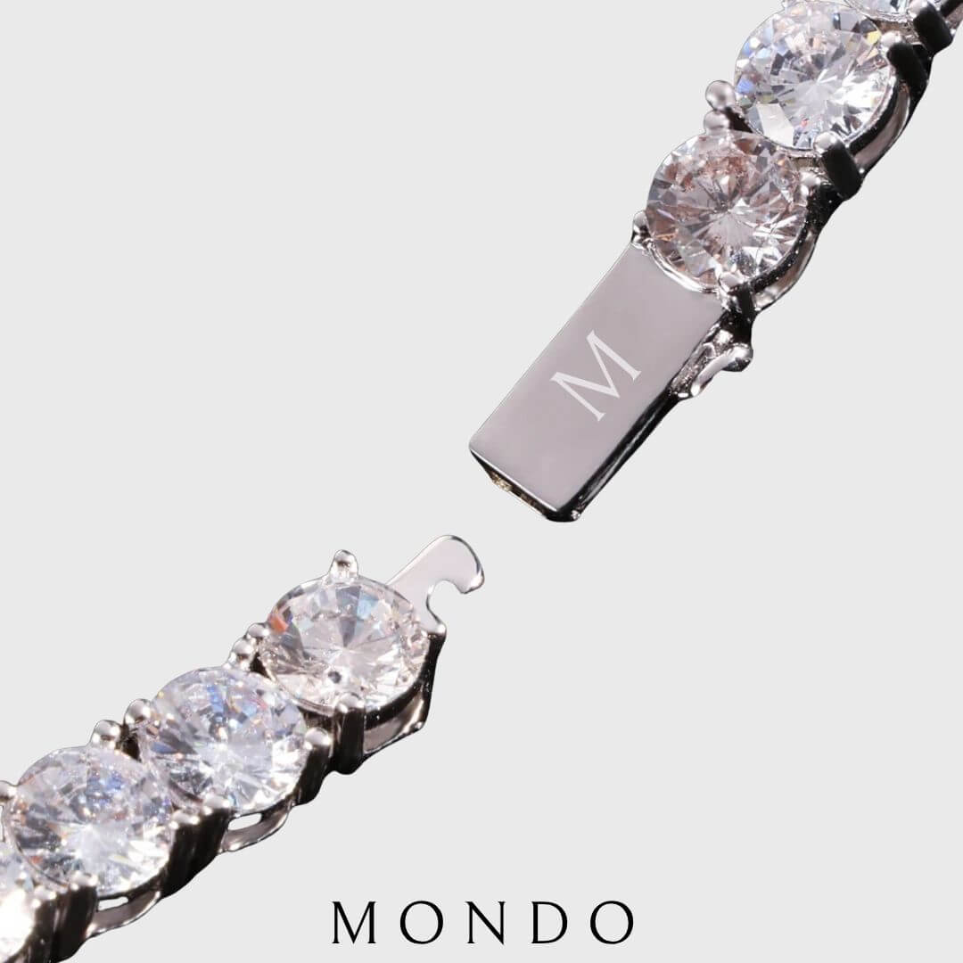 צמיד טניס תלתן לאישה