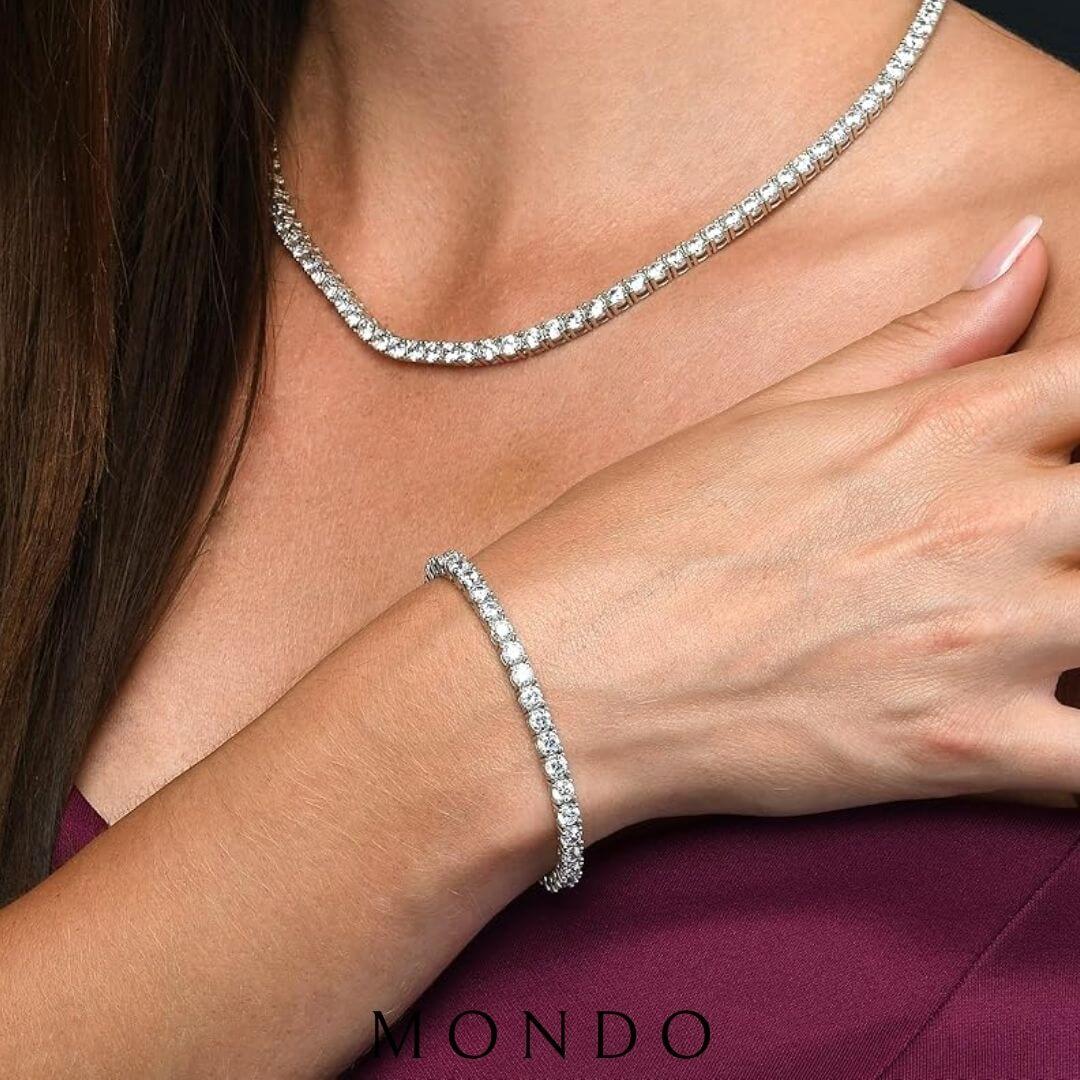 צמיד טניס לאישה - 4 מ״מ