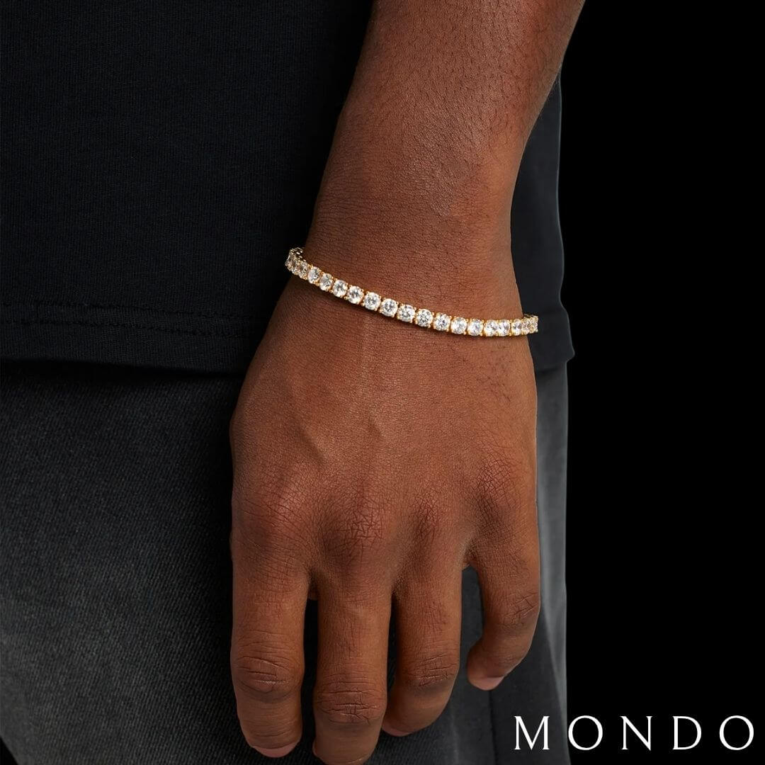 צמיד טניס - זהב 18 קראט