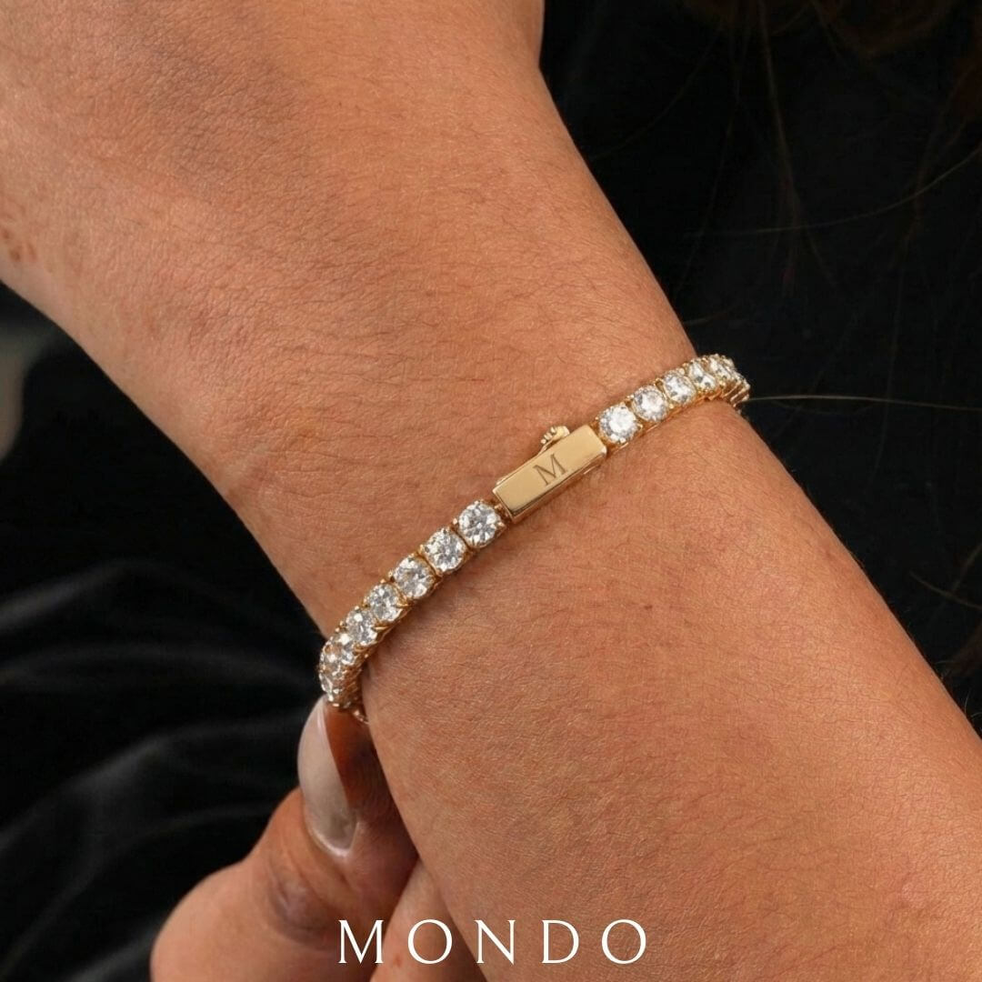 צמיד טניס לאישה - 4 מ״מ