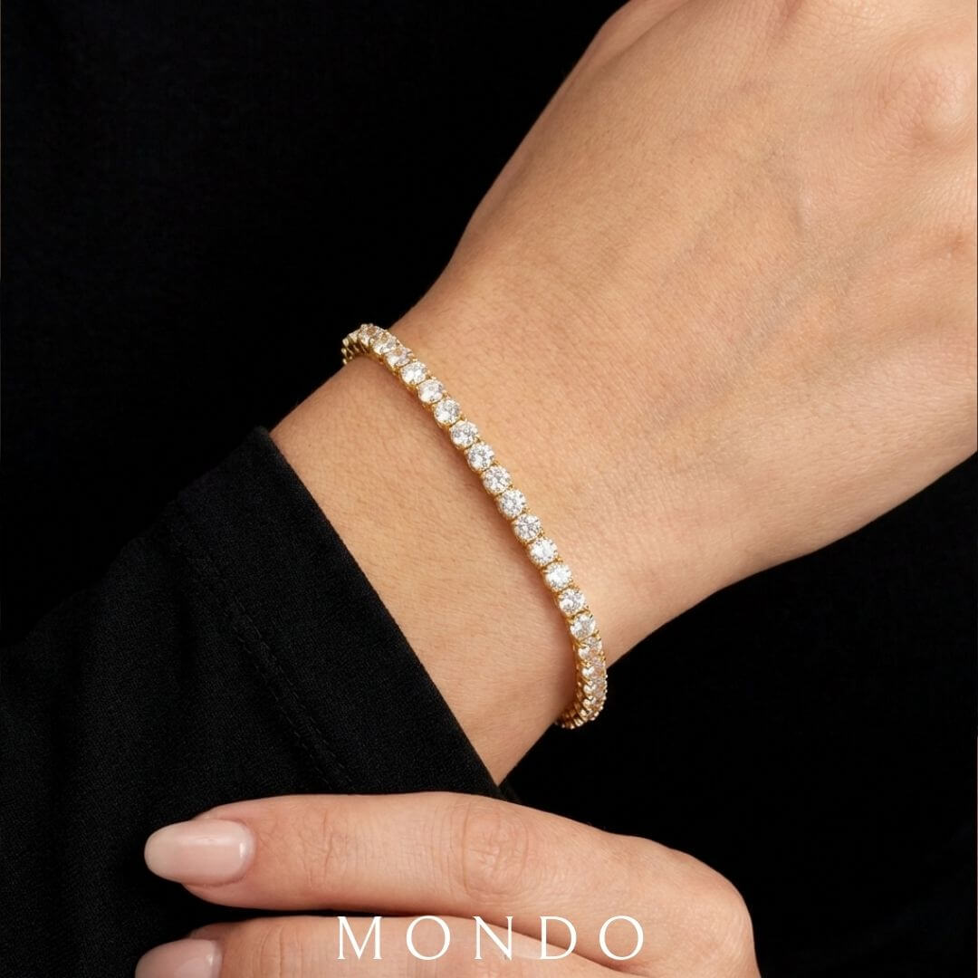 צמיד טניס לאישה - 4 מ״מ