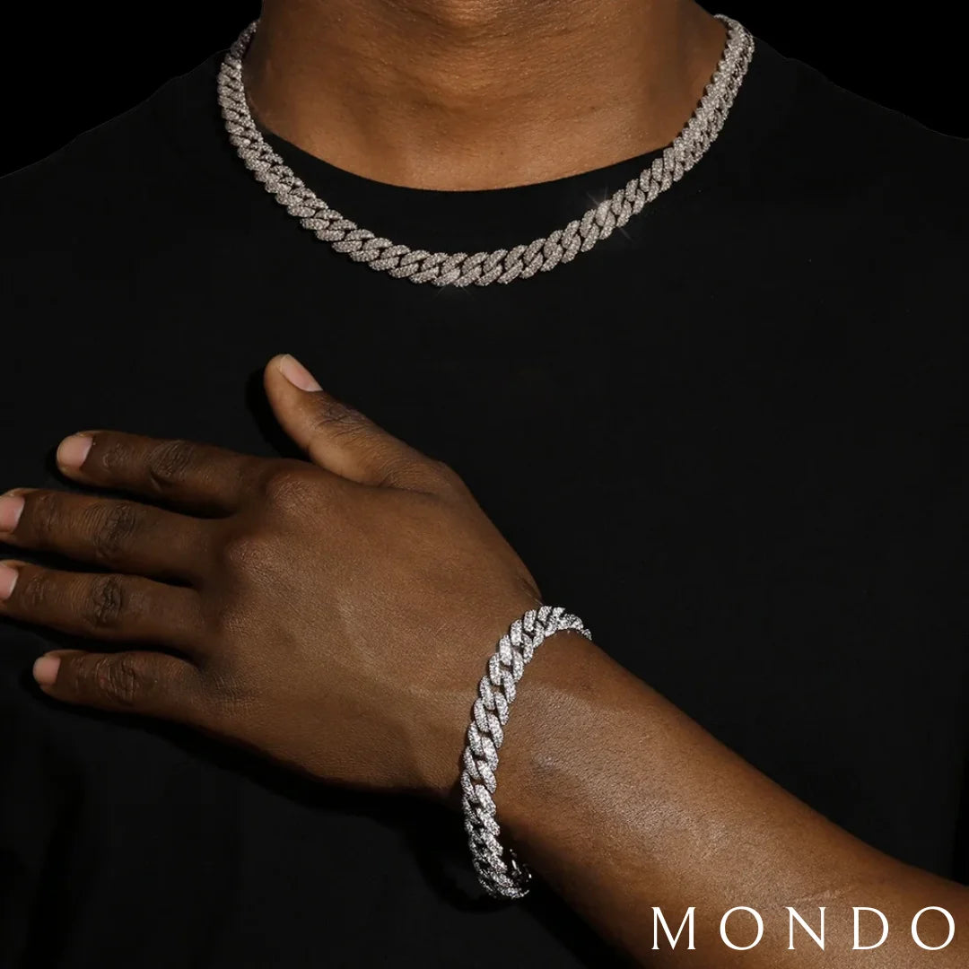 צמיד אייס מיאמי - זהב לבן