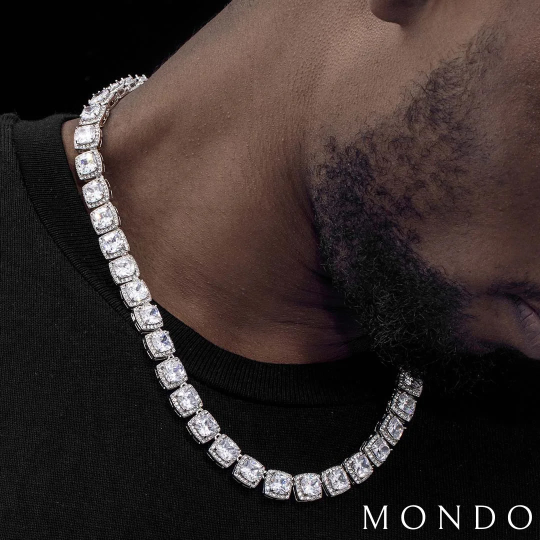 שרשרת אייס אטלנטה - זהב לבן