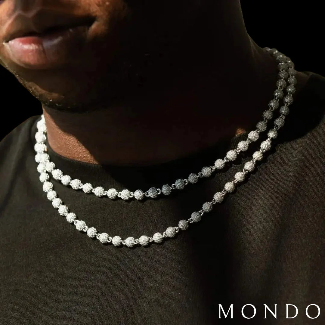 שרשרת אייס בוסטון - זהב לבן