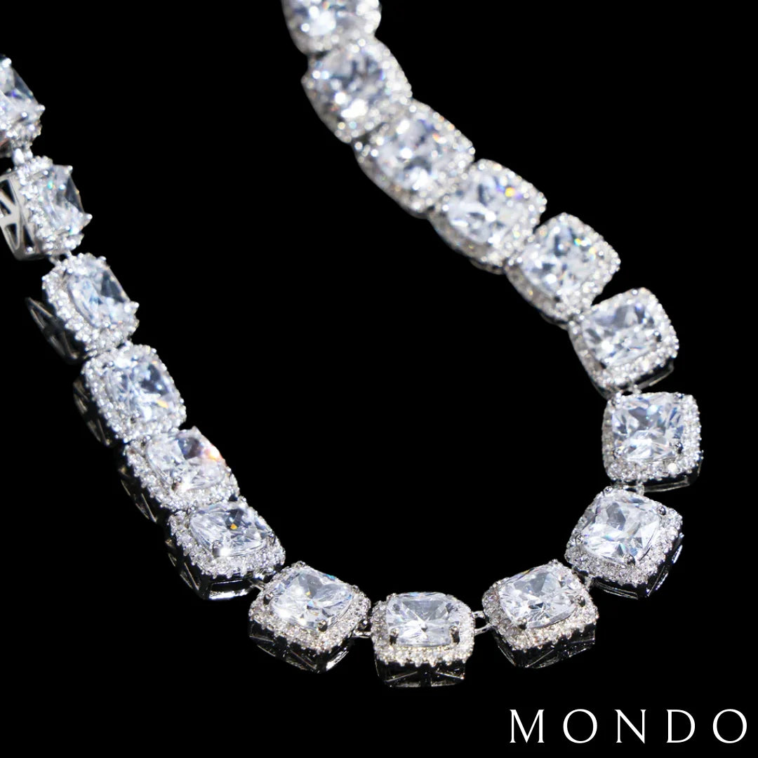 שרשרת אייס אטלנטה - זהב לבן