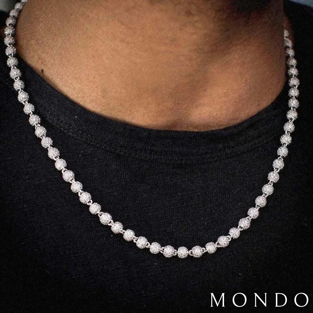 שרשרת אייס בוסטון - זהב לבן