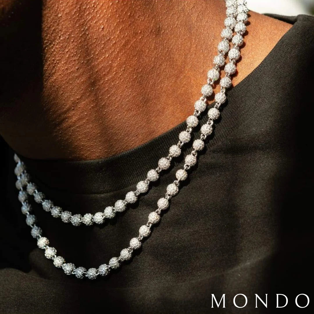 שרשרת אייס בוסטון - זהב לבן