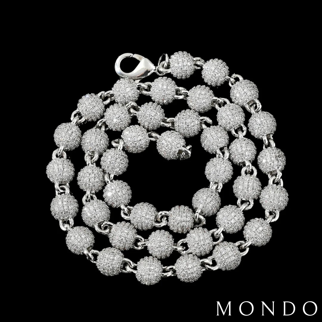 שרשרת אייס בוסטון - זהב לבן