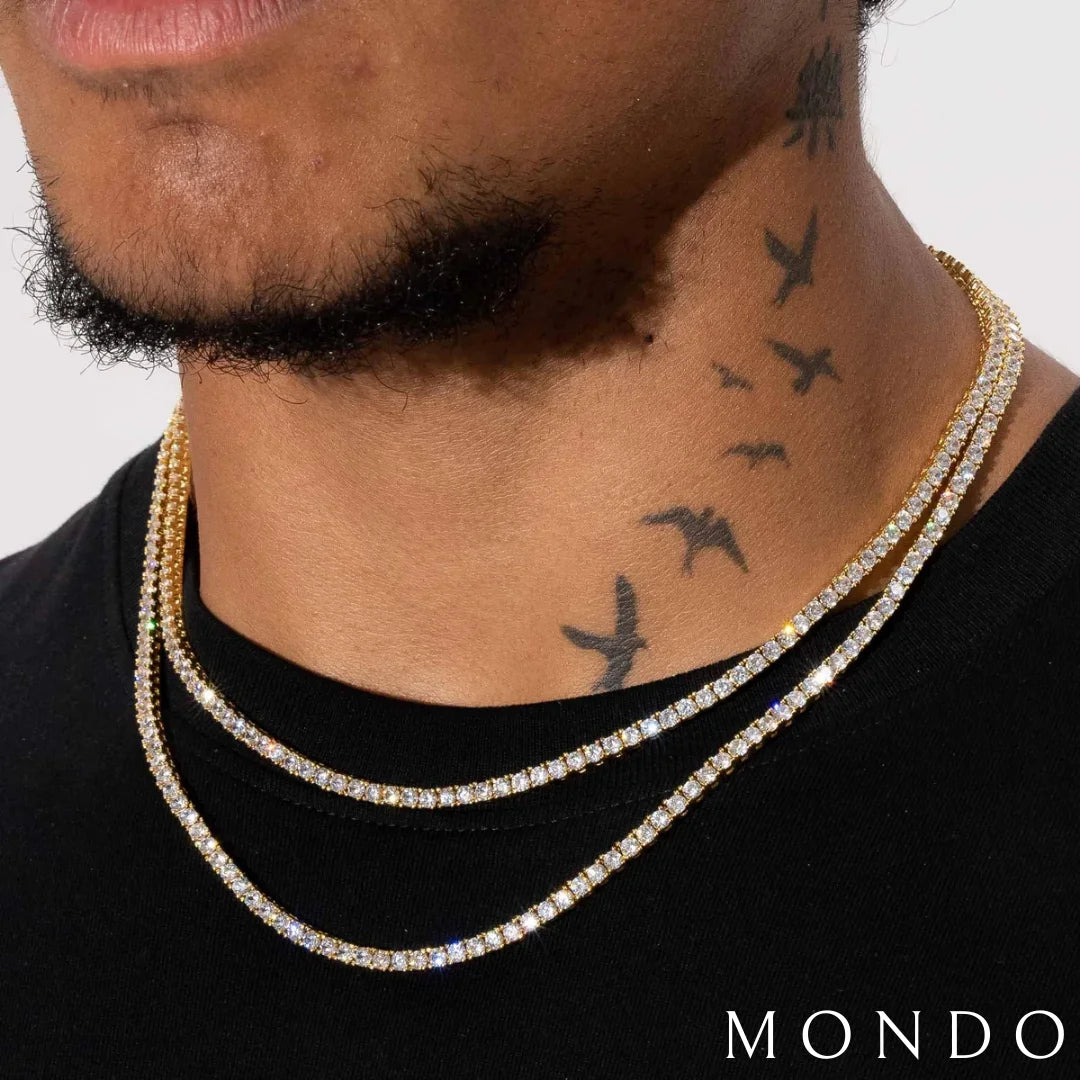 שרשרת טניס - זהב 18 קראט