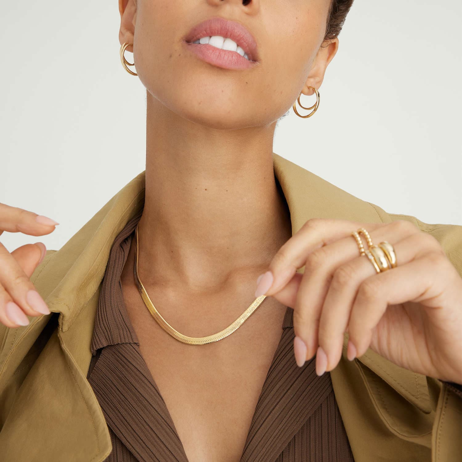 שרשרת קליאופטרה עבה