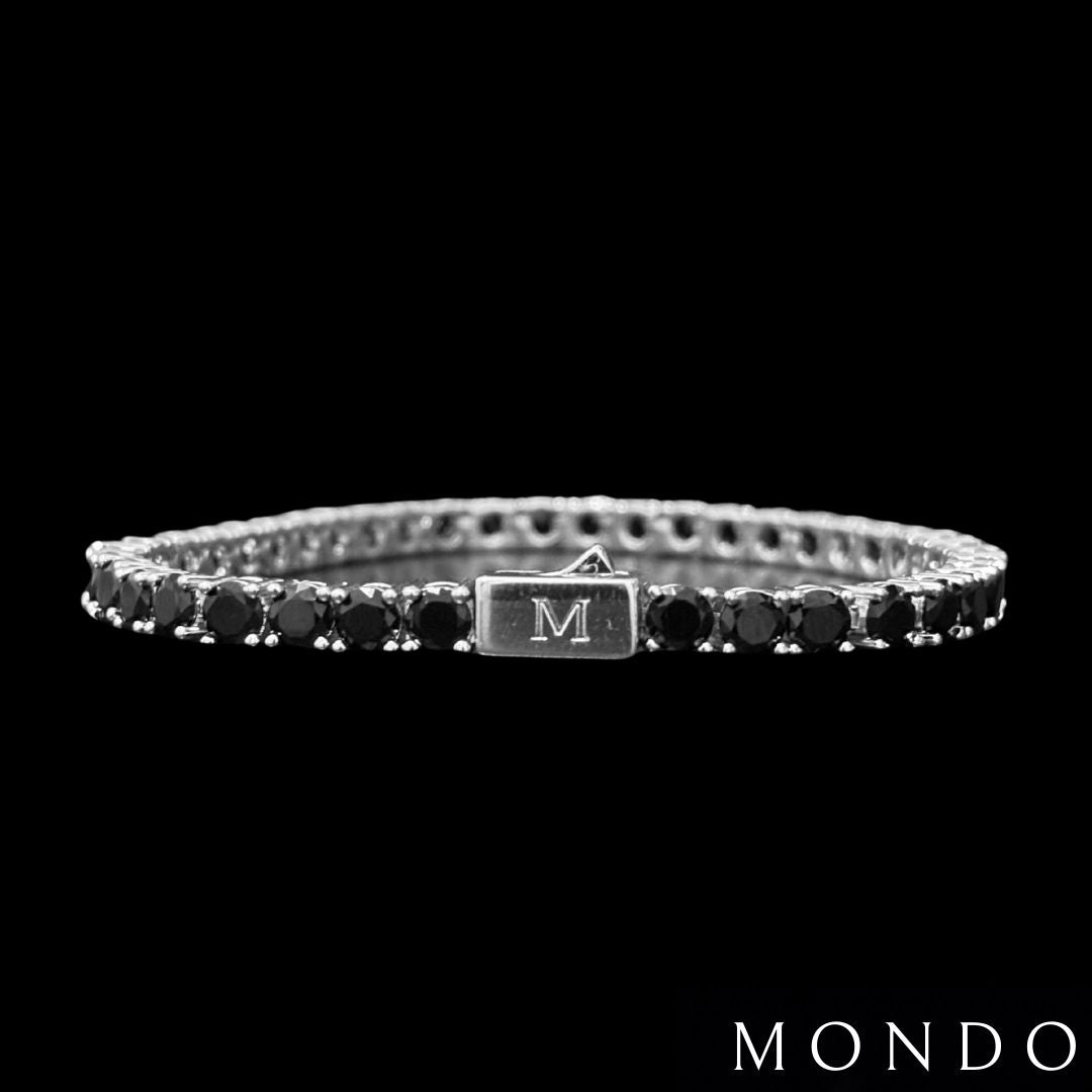 צמיד טניס - זהב לבן